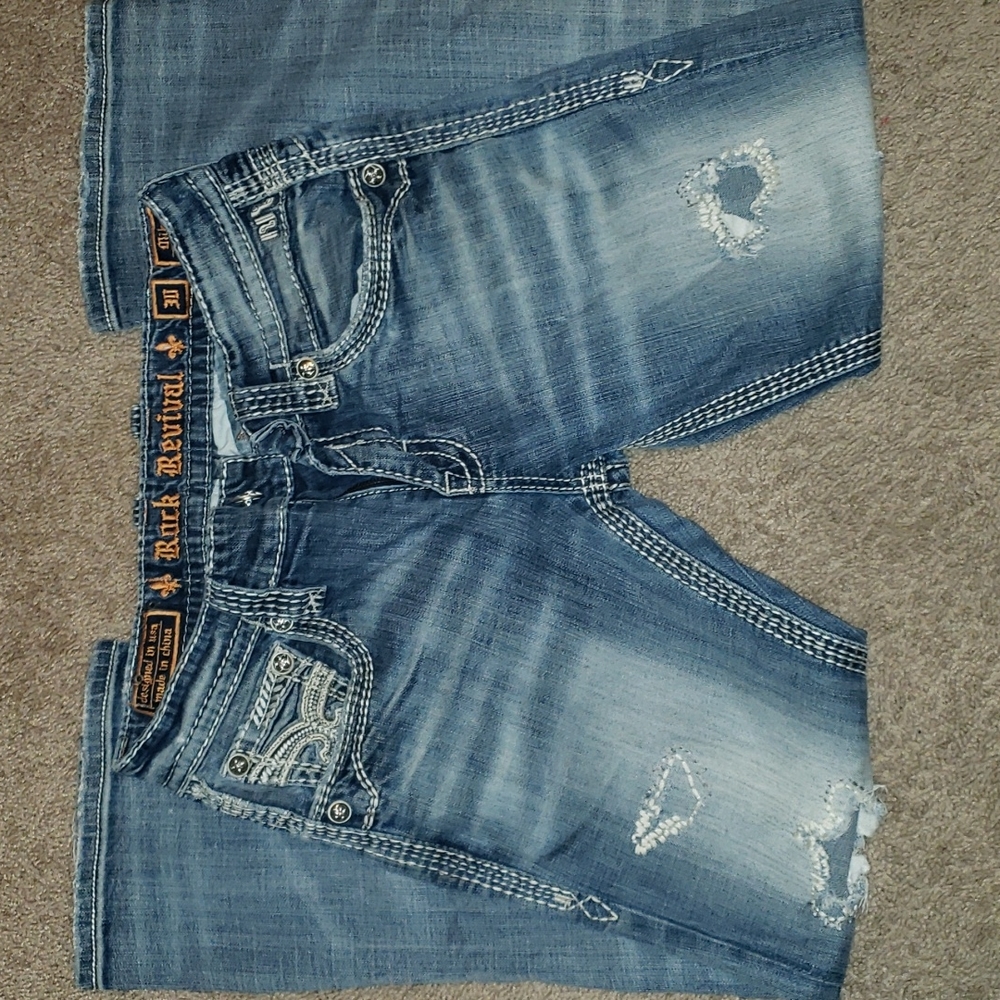Men Rock Revival Pants size 30